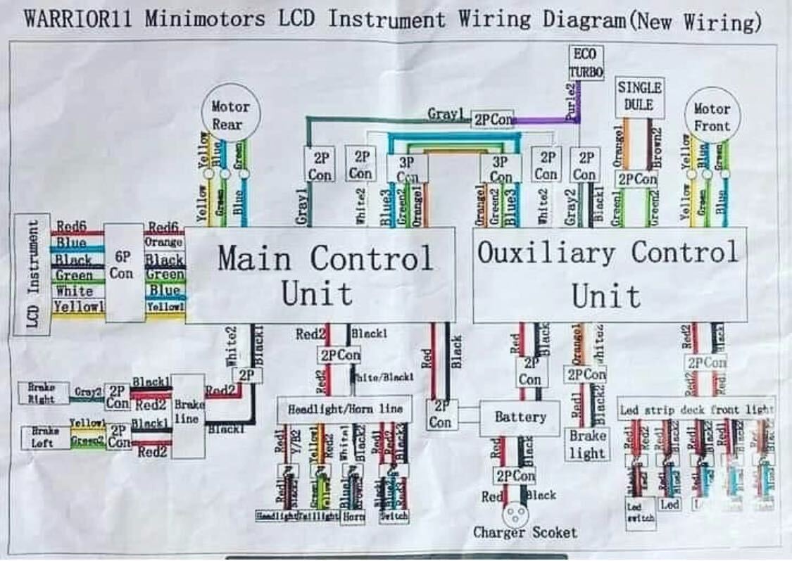 Wiring Diagrams for Kaabo Mantis Pro SE, Wolf Warrior Electric Scooter and the old Mantis Pro