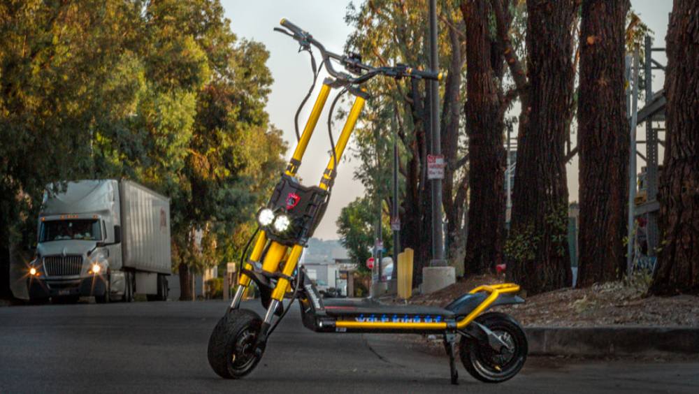 Our new Kaabo Wolf King GT electric scooter speeds up to 62 MPH, and is designed to go further, faster