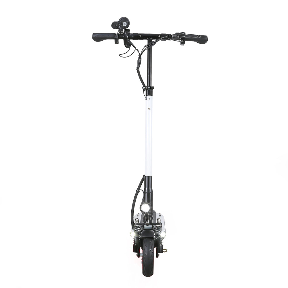 EMOVE Touring Portable and Foldable Electric Scooter White front view