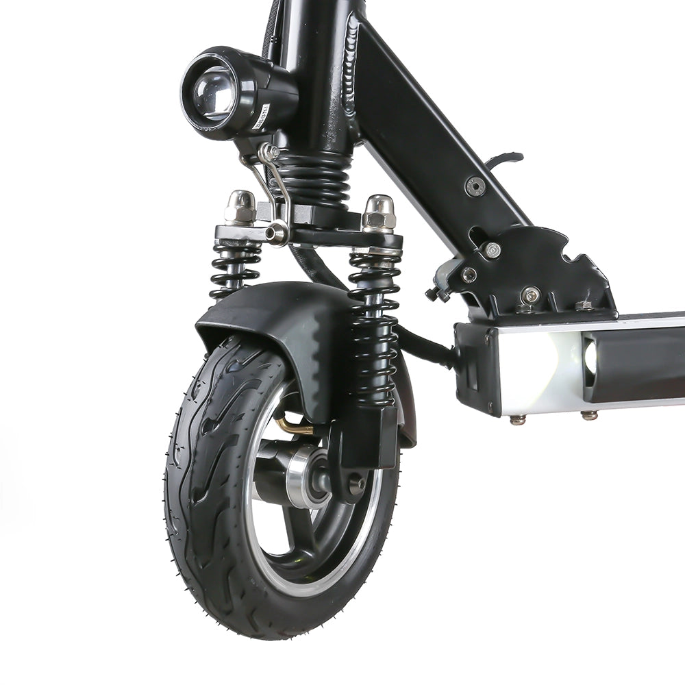 EMOVE Touring Portable and Foldable Electric Scooter front wheel view