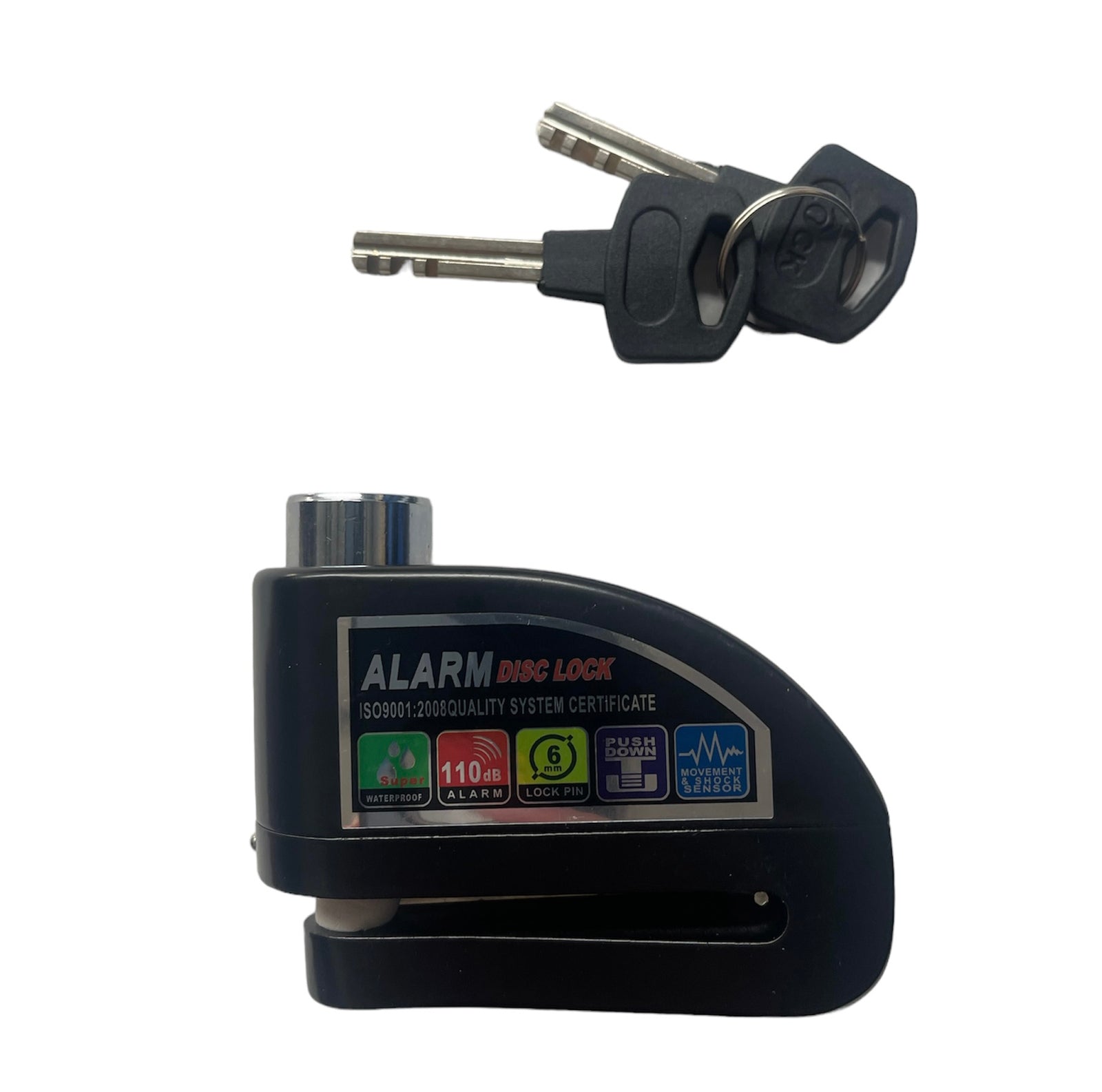 Disc brake Lock with alarm siren 110Db!