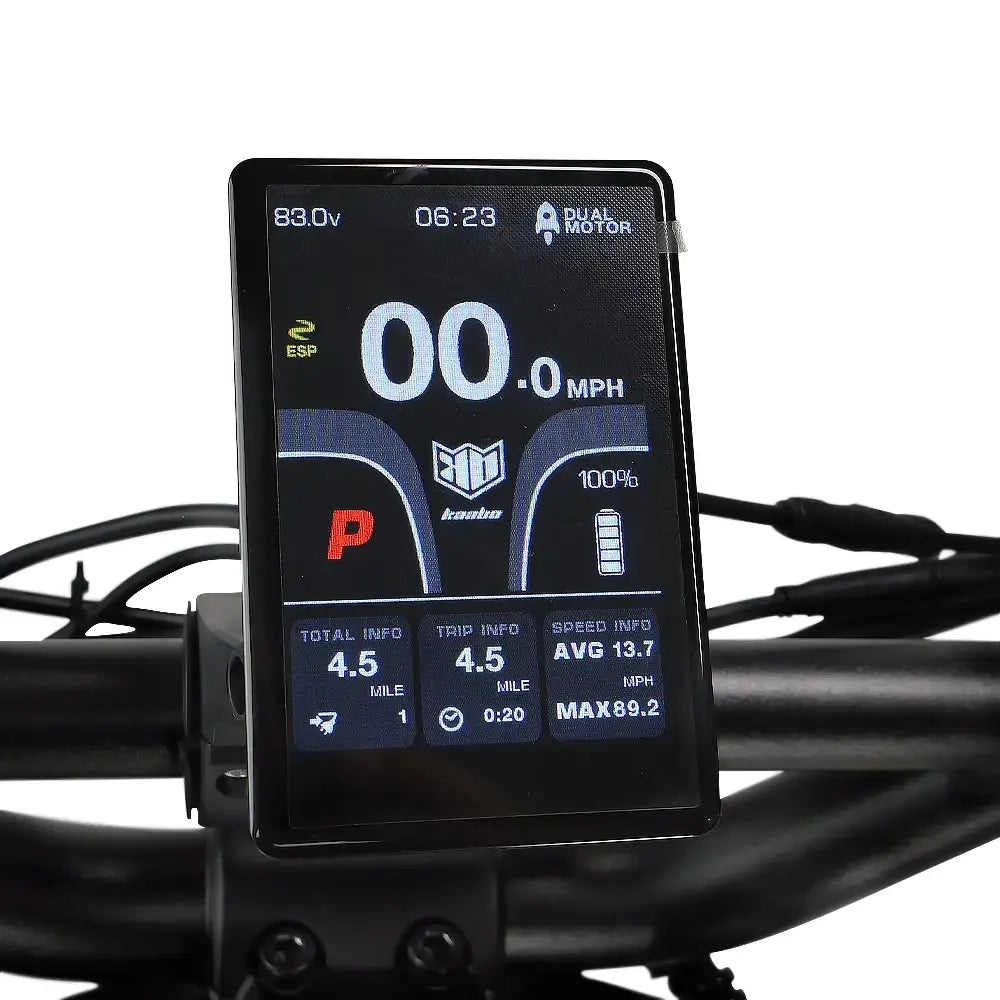 Kaabo Wolf King GTR Electric Scooter - TFT Display