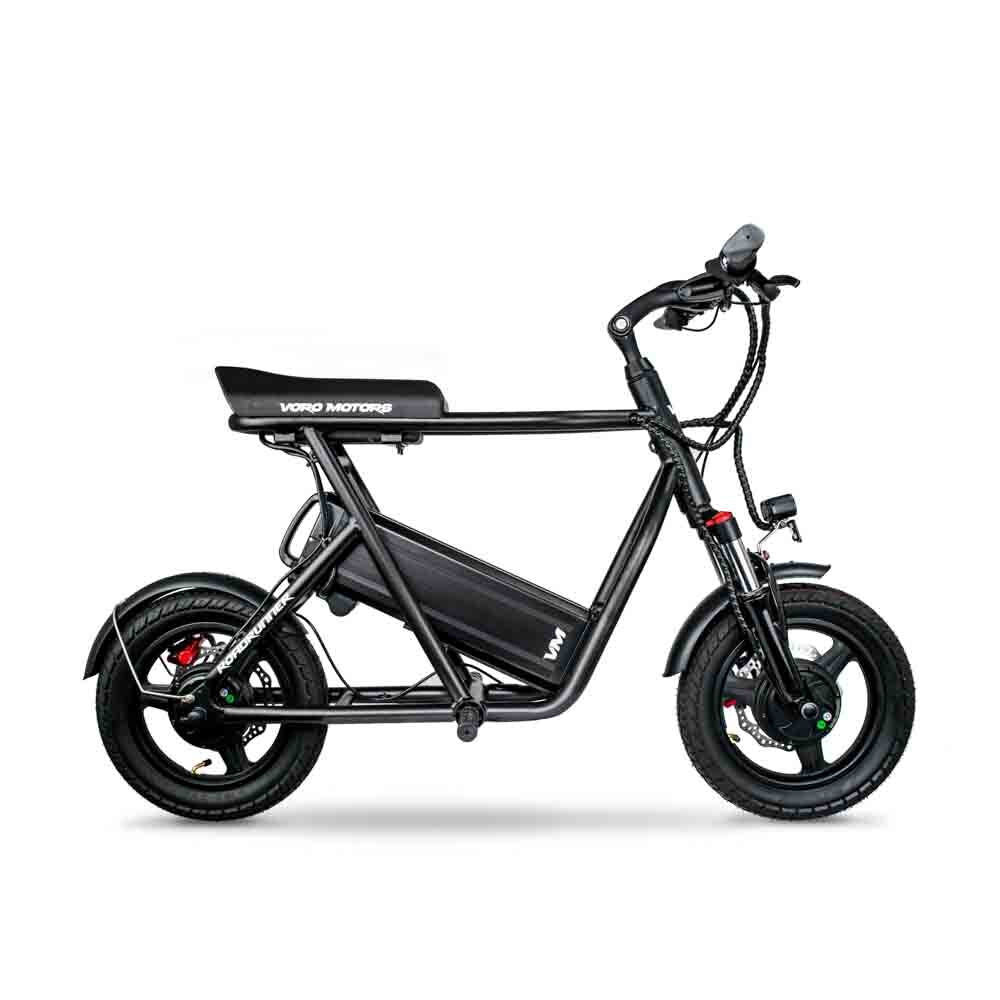 emove roadrunner seated electric scooter side view