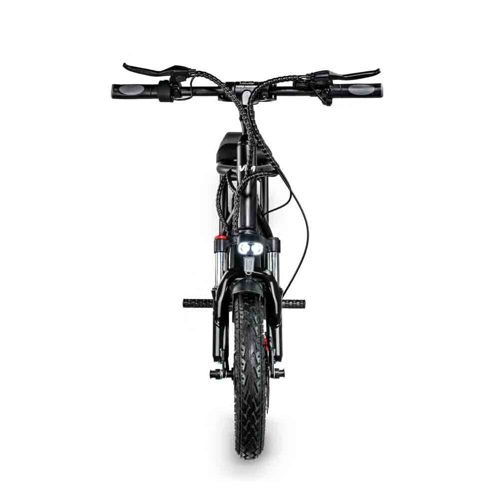 emove roadrunner seated electric scooter front view