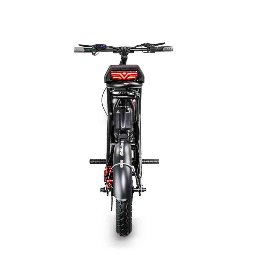 emove roadrunner seated electric scooter rear view