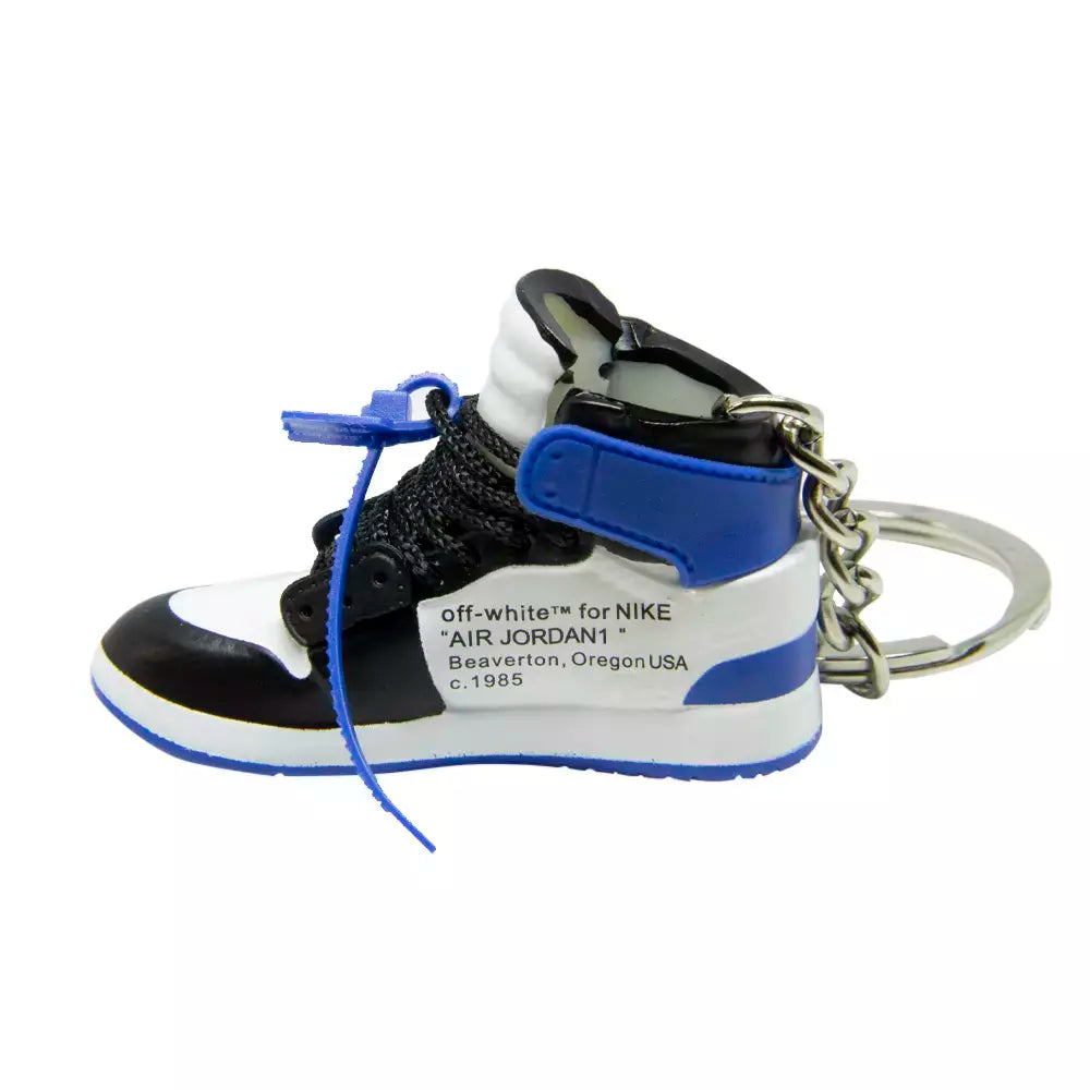 Blue Jordan Keychain Inside View
