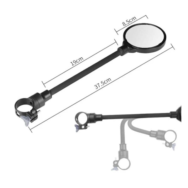 Rotatable Rear Side View Mirror for Electric Scooters VoroMotors (Aus)
